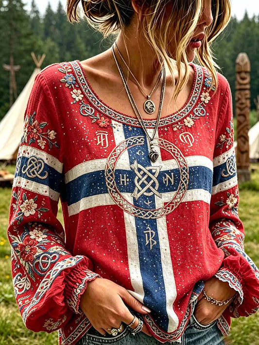 Dame vikingkunst topp