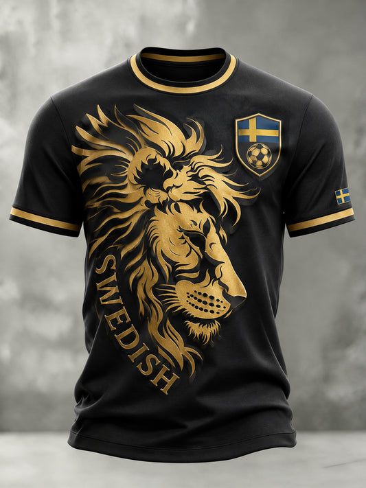 Herrer fotballkamp – tribunekunsttrykk T-skjorte