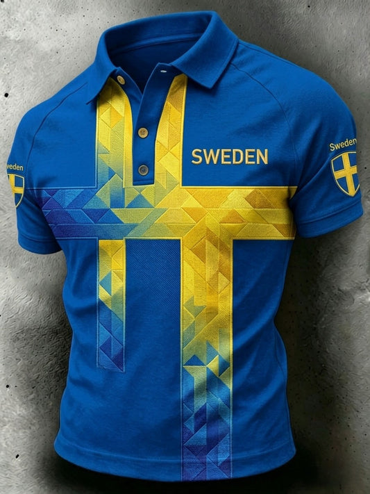 Herrepolo i retrostil for Sverige 2026, fotball
