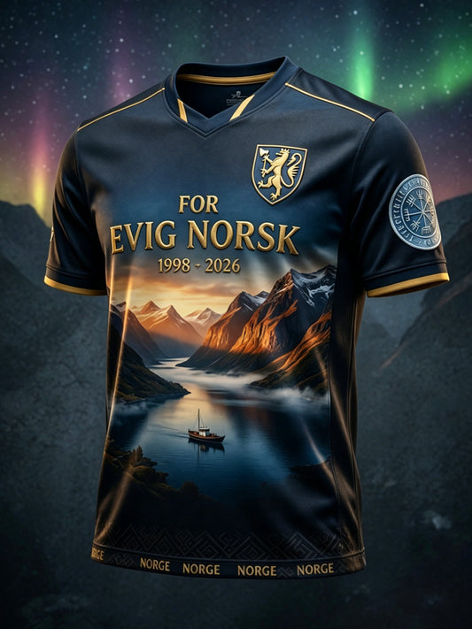 Retro Norge 2026 fotballsupporter