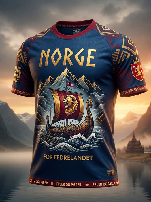 Retro norsk fotball-titlesk