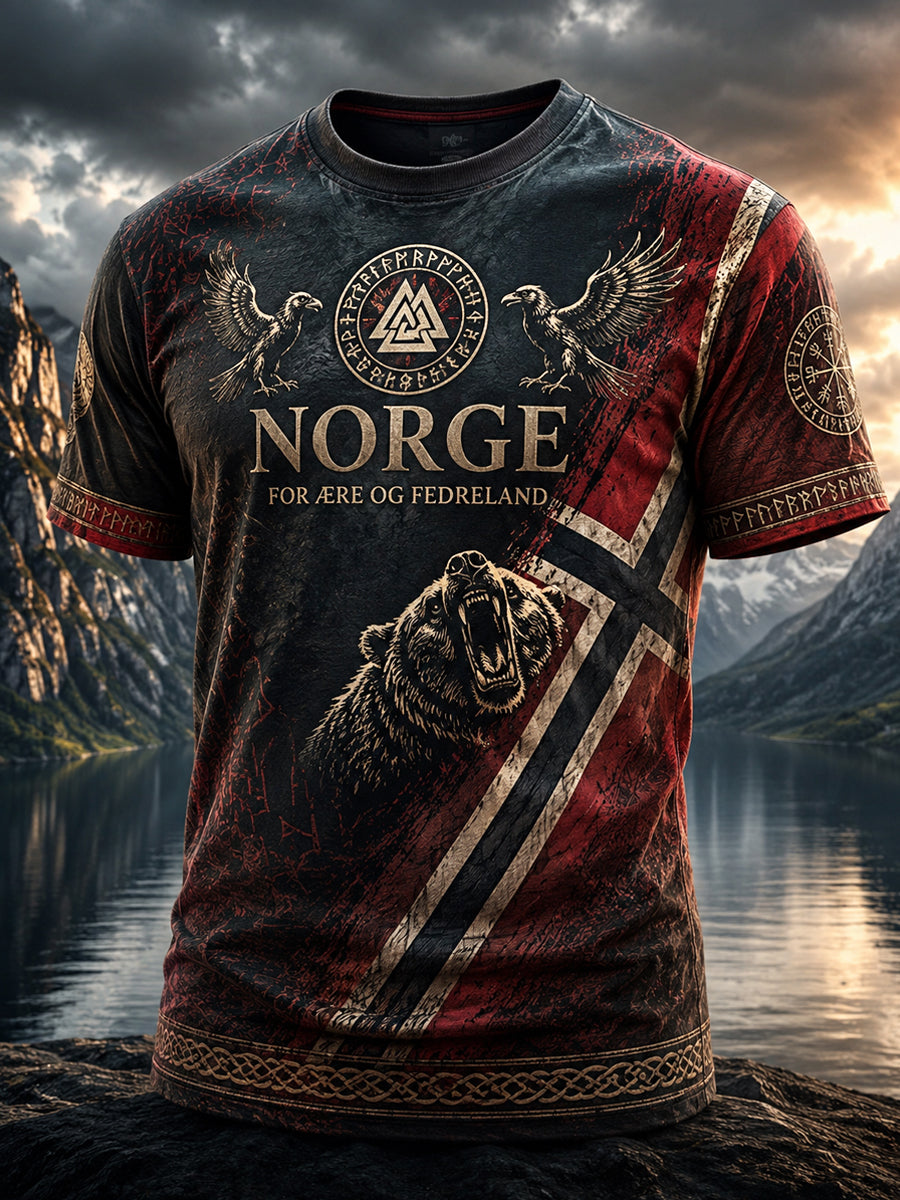 Retro norsk dyrtrykk