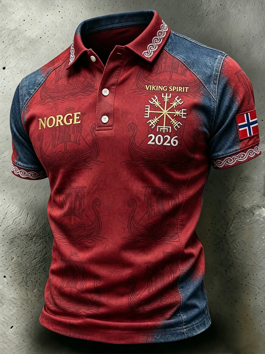 Retro norsk fotballfritidspolo