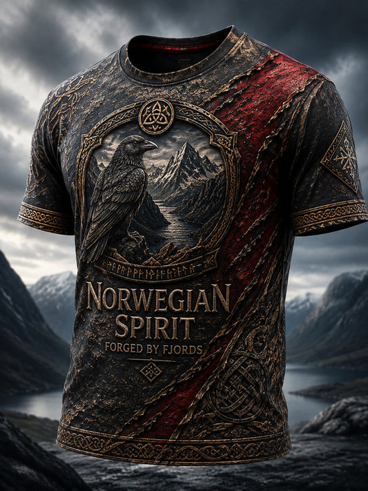 Vintage norsk sprøytetrykk