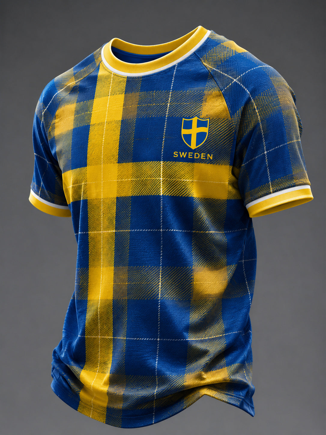 Herrligan svensk fotboll tryckt ledig kortärmad t-shirt