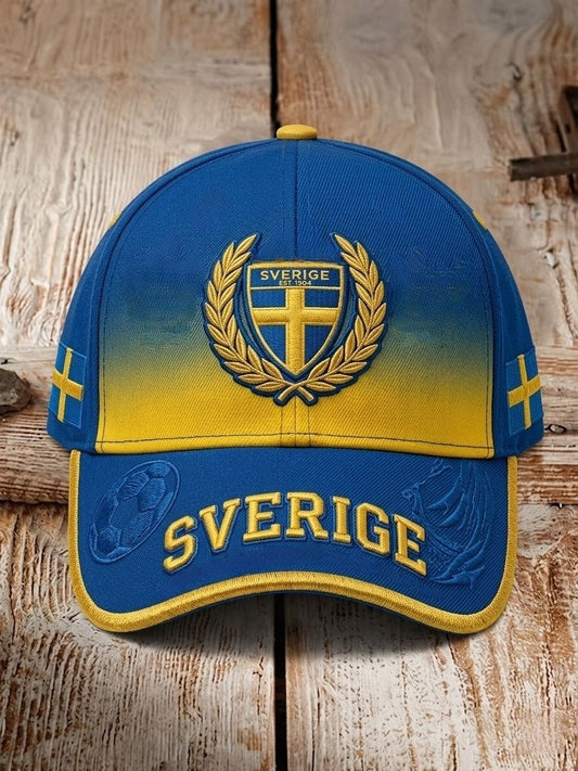 Vintage Svensk Fotballærer 2026 Trykt Caps