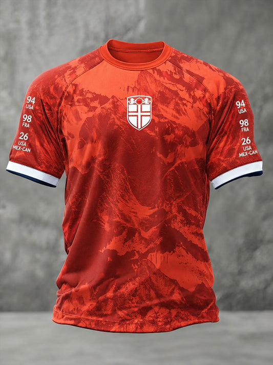 Herrefotball-T-skjorter fra Norge