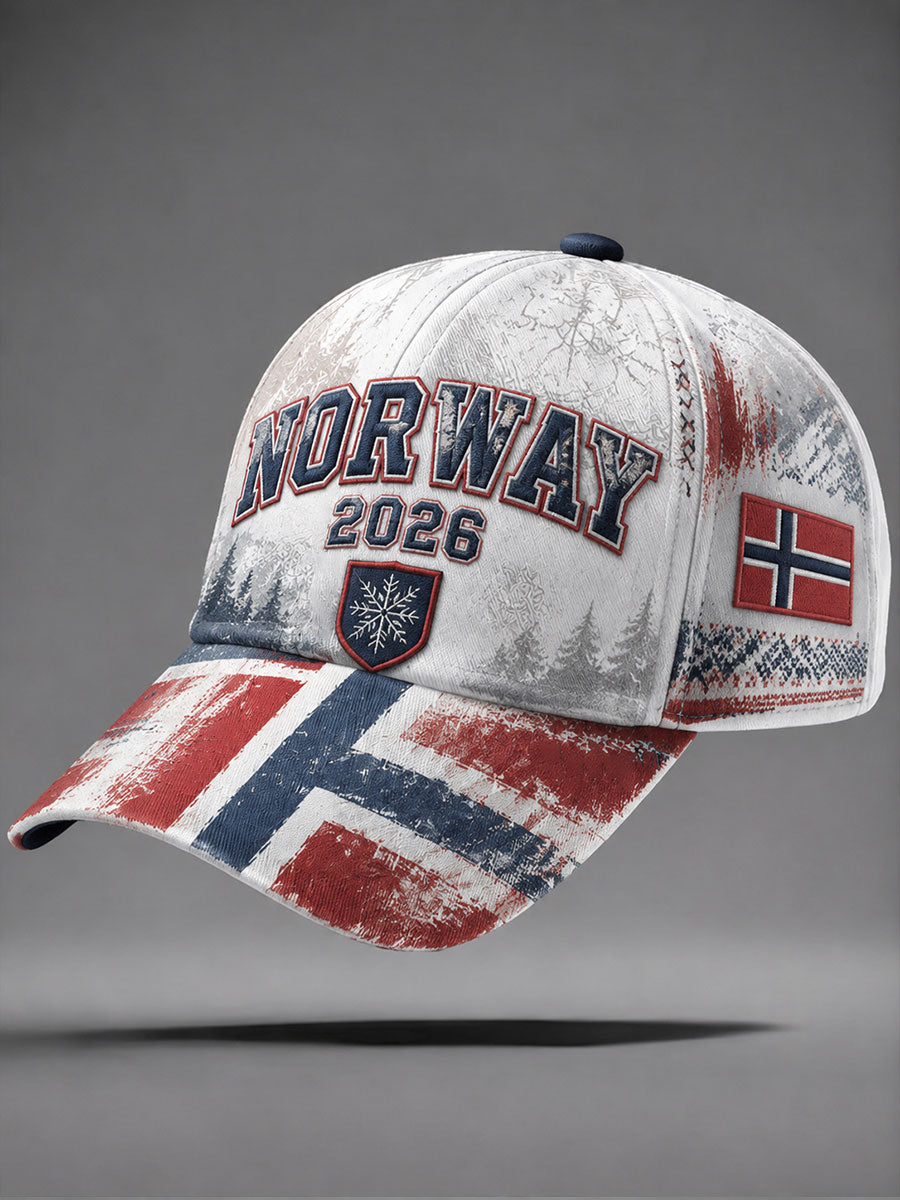 Norge fotballasje Sport-stil Unisex-hatt