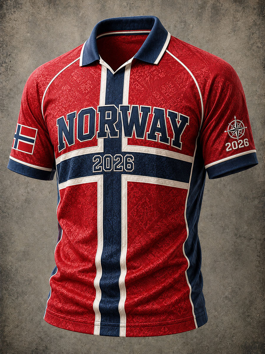 Herrlig Norge Fotball Fritids Sportstil Unisex T-skjorte