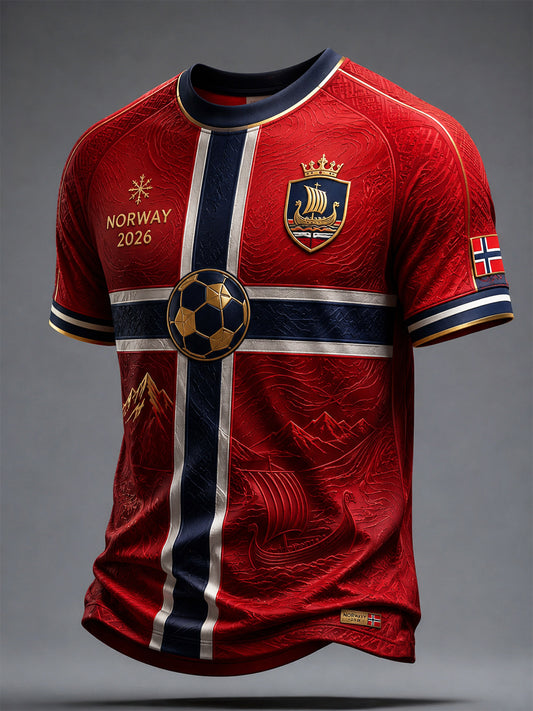 Norges klassisk fotball-t-shirt