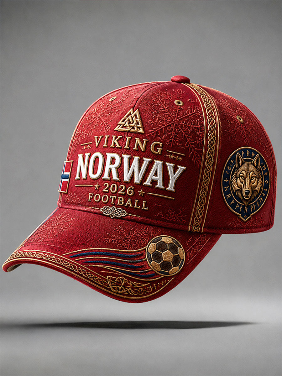 2026 Norges fotballstil Unisex-hatt