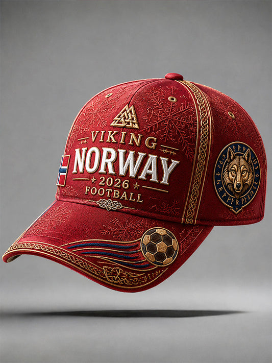 2026 Norges fotballstil Unisex-hatt
