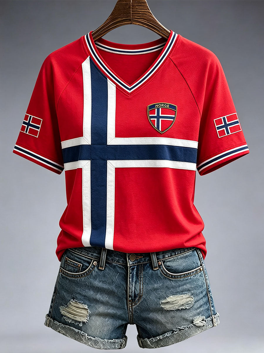 Kvinner Norge T-skjorte