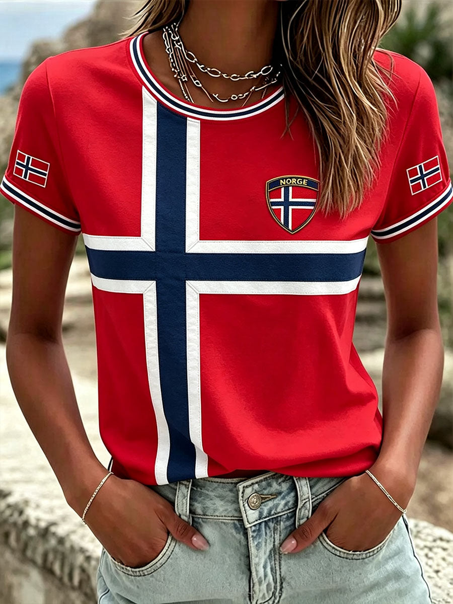Kvinner Norge T-skjorte