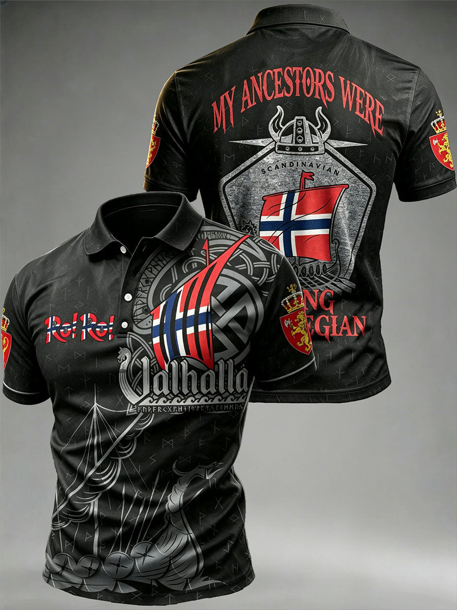 Menns Ro! Ro! Valhalla skjorte
