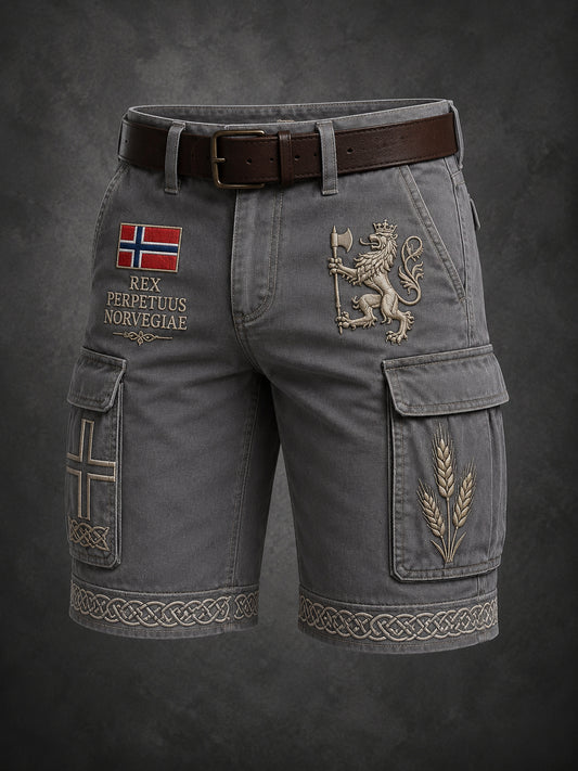 Menns St. Olaf-dag minnekunst Skriv ut shorts