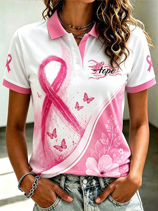Kvinnors bröstcancer medvetenhet T-shirt