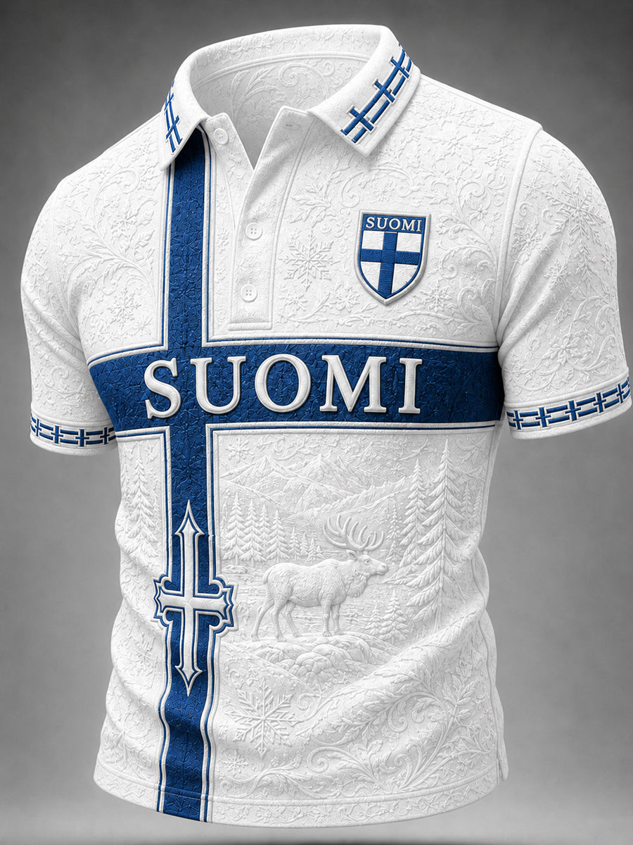 Miesten Suomi Rakastaja Lyhyt hiha yli