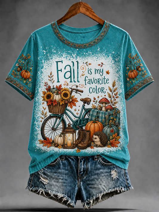 Women's Fall är min favoritfärg med kortärmad T-shirt