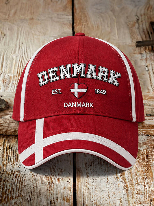 Hat med patriotisk hædersmærke-tryk
