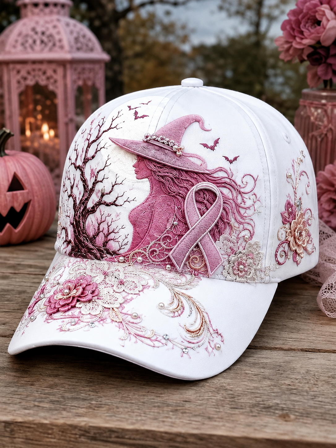 Unisex bröstcancer hatt