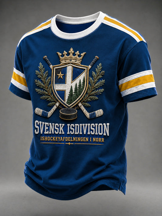 Retro Swedish Hockey Casual T-shirt