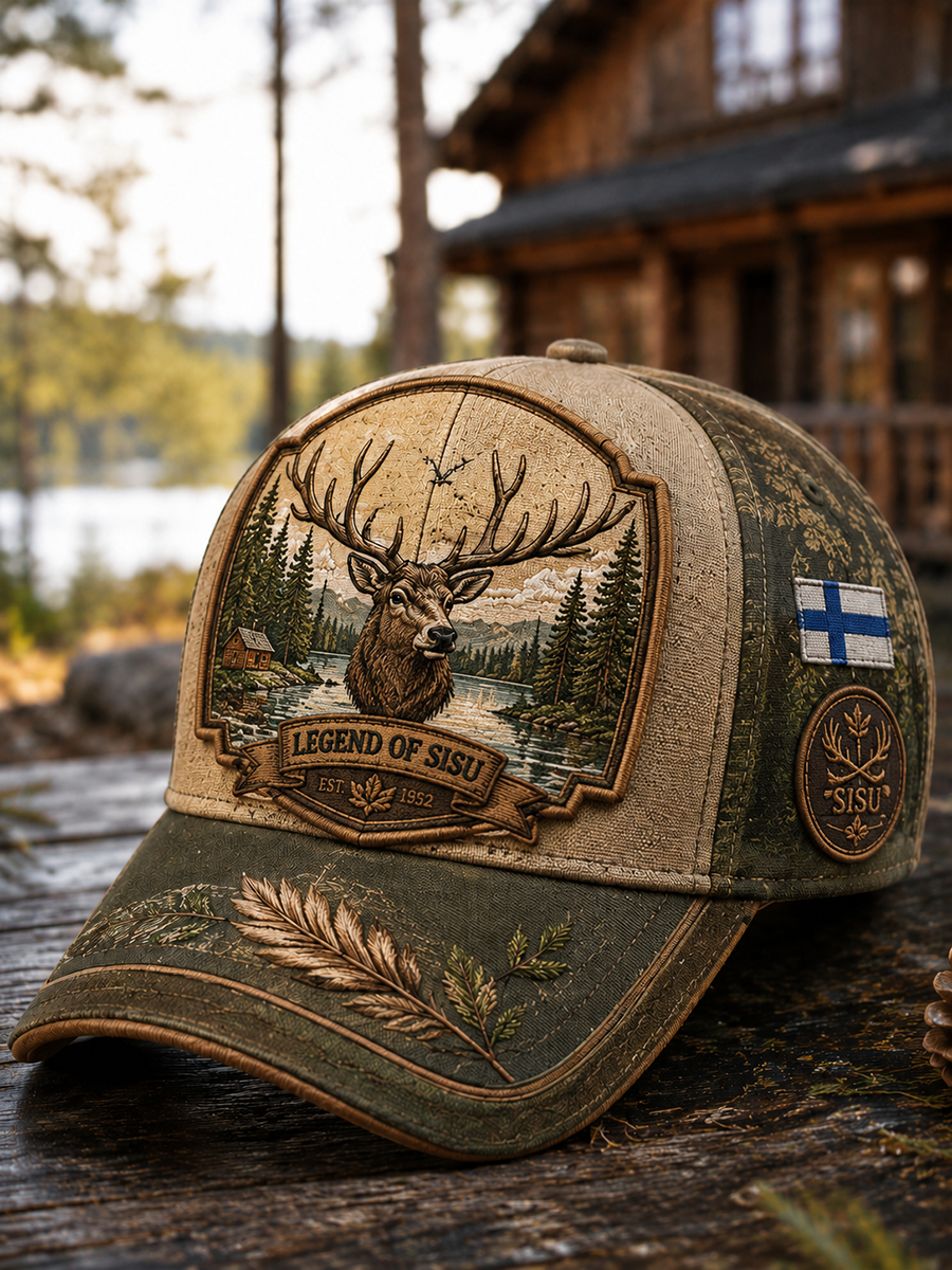 Suomalainen metsästyskausi unisex-hattu