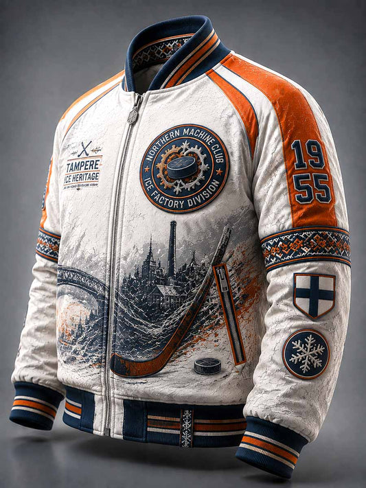 Miesten jääkiekkotakki Tappara -muistopainatuksella