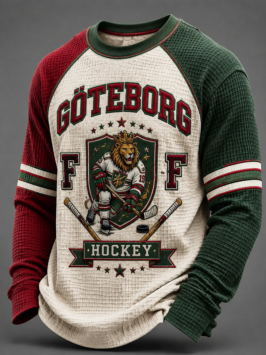 Vintage Göteborg Hockey Våffelvävd T-shirt