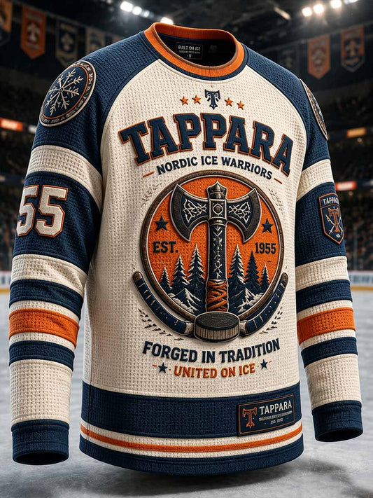 Miesten Tappara-perinteinen jääkiekkoa muistuttava kuviopaita