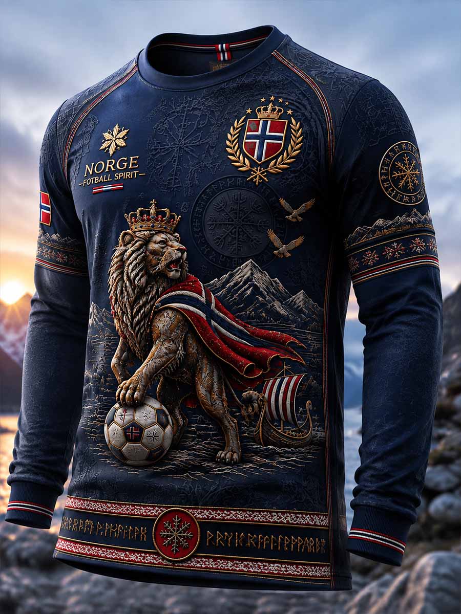 Fotballlag for herrens norsk fotballtrykk, lang-ærmet