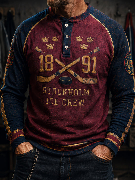 Retro Djurgården Hockey Classic Henley