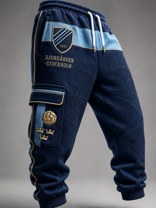 Retro Djurgården Fotboll Casual Byxor