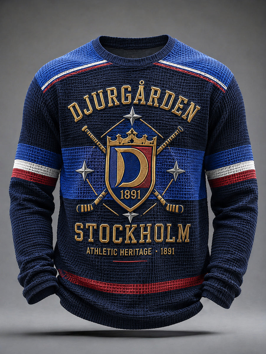 Herrarnas Djurgården Hockey Culture Classic waffelvävd t-shirt