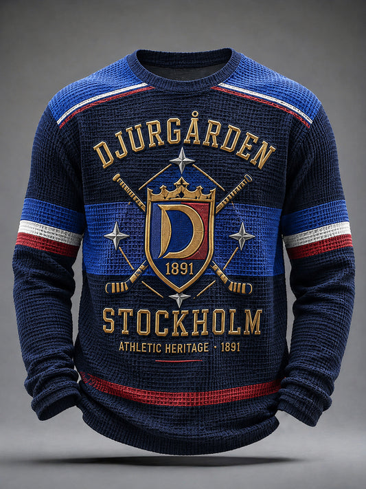 Herrarnas Djurgården Hockey Culture Classic waffelvävd t-shirt