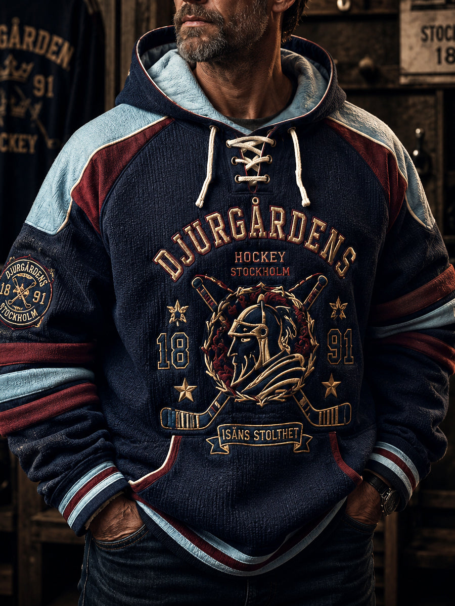 Herrarnas Djurgården Hockey-klassiker-huvtröja