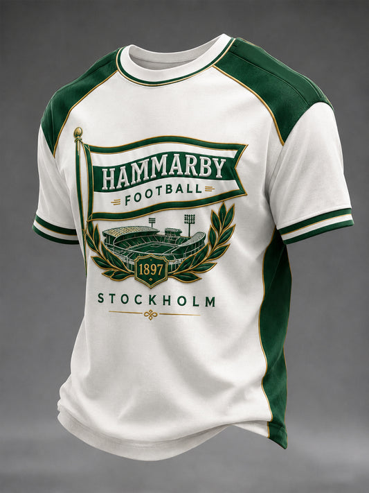 Hammarby Grönt & Vitt 1915 Fotbollskasualt T-shirt