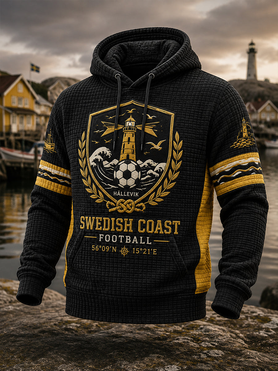 Herrarnas svenska fotbollsklubb Mjällby AIF Lovers överdimensionerad huvtröja med fallande axlar och fickor