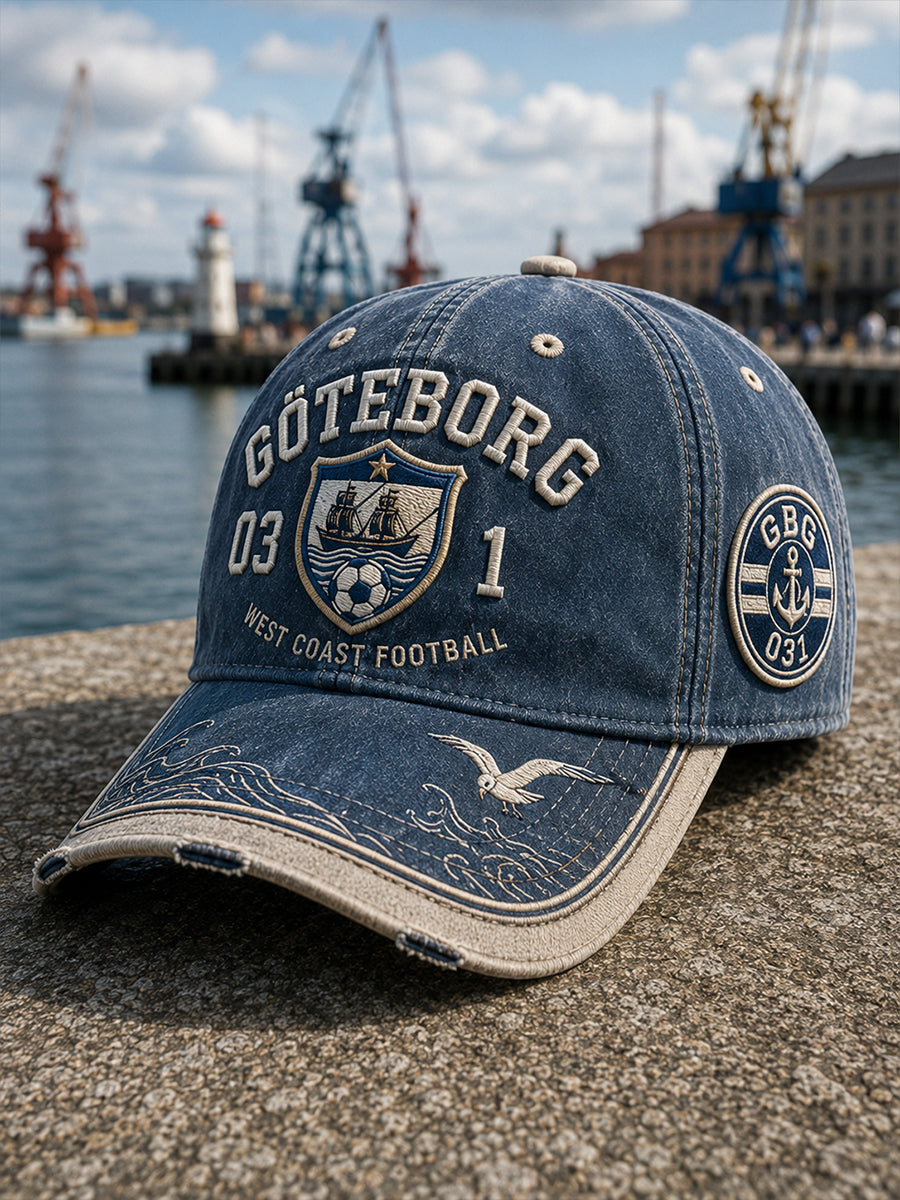 Unisex svensk fotbollsklubb IFK Göteborg kärlekshatt