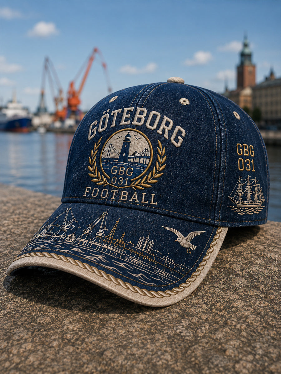 Unisex svensk fotbollsklubb IFK Göteborg kärlekshatt