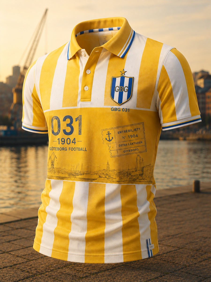 Mäns svensk fotboll IFK Göteborg Fans Lover Short Slem T-shirt