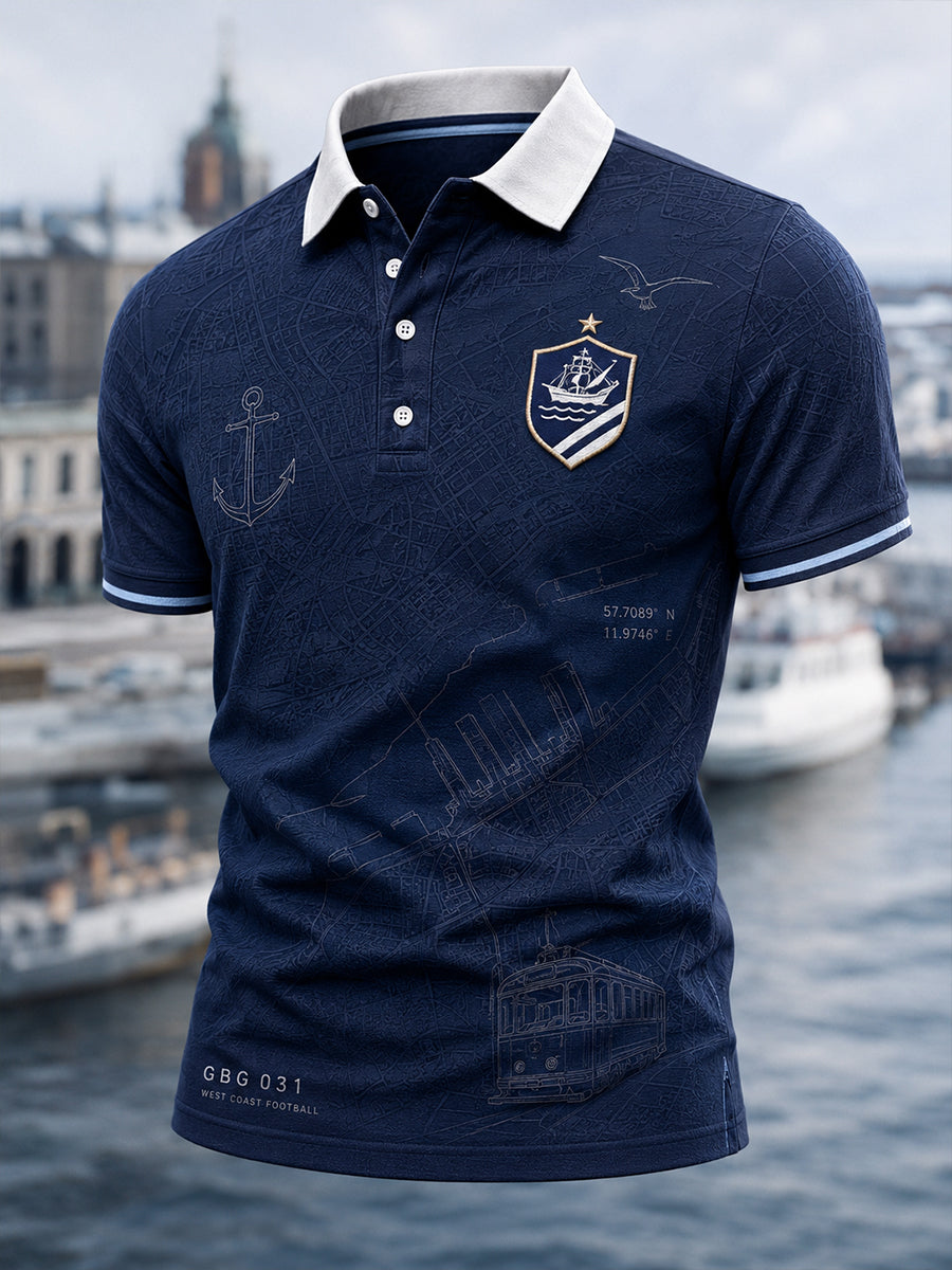 Herrarnas svenska fotbollströja IFK Göteborg Fans älskare kortärmad t-shirt