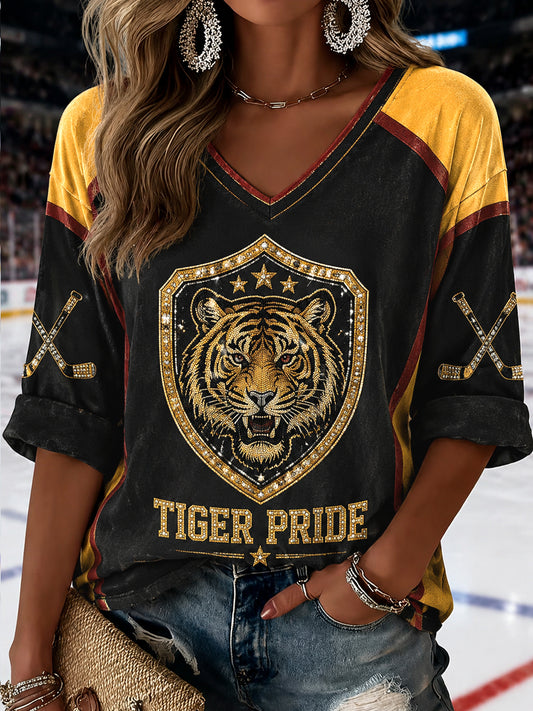 Kvinnors Brynäs Classic Hockey V-Hack Topp