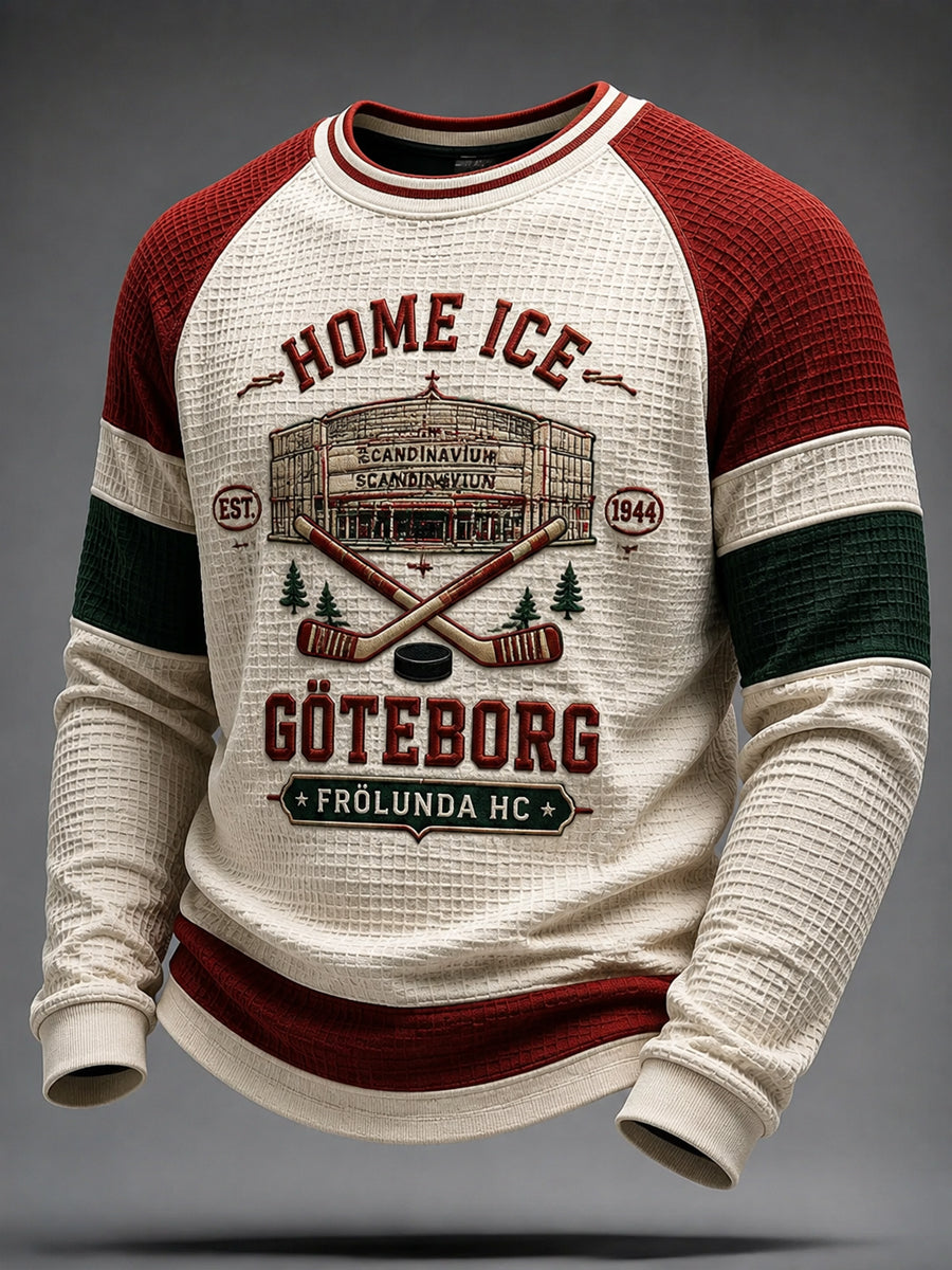 Herrtröja i klassisk vafelvävd design från Frölunda HC, 1944