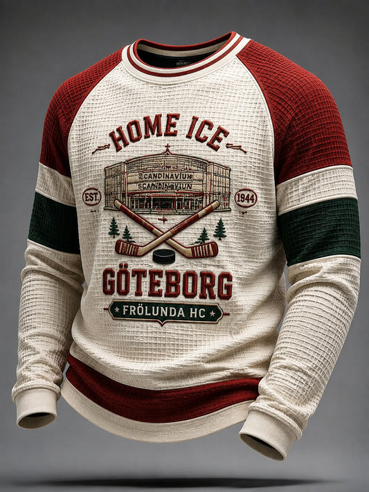 Herrtröja i klassisk vafelvävd design från Frölunda HC, 1944