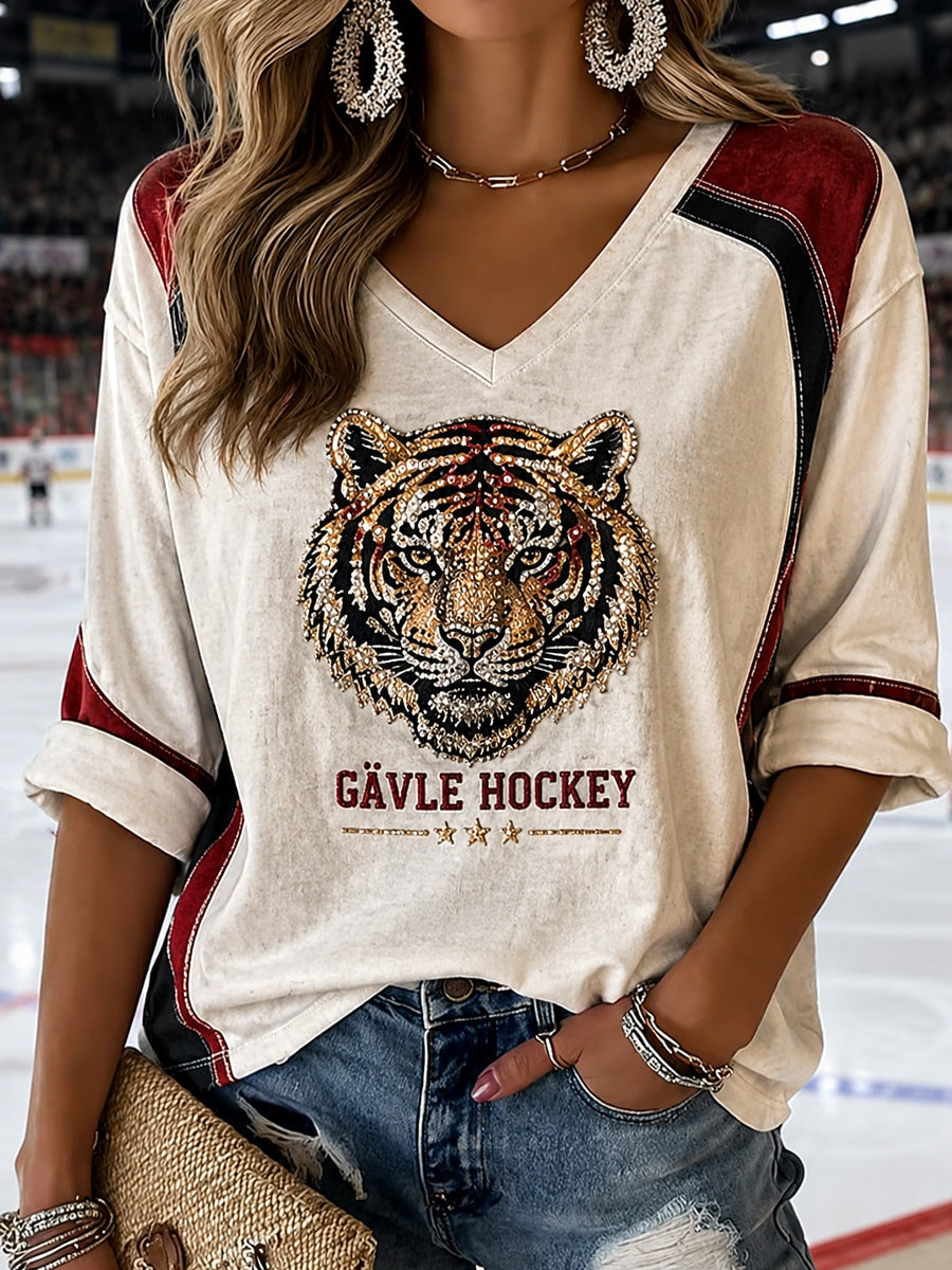 Kvinnor Brynäs IF Gävle 1912 Heritage Hockey Topp