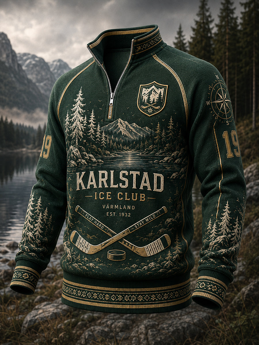 Herrtröja i svensk ishockey för Färjestad BK-fans och älskare, långärmad