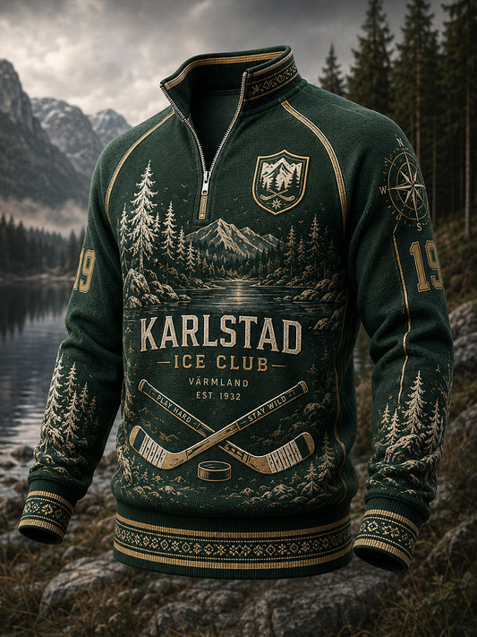 Herrtröja i svensk ishockey för Färjestad BK-fans och älskare, långärmad