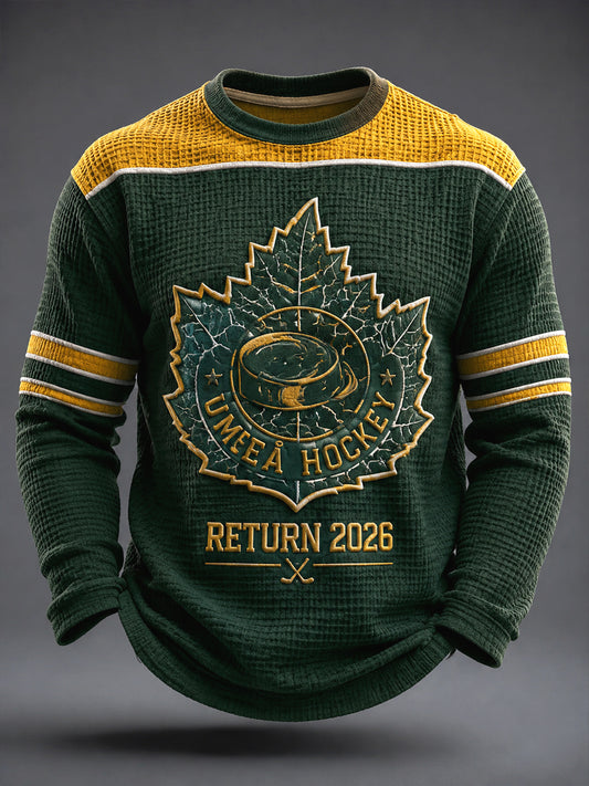 Björklöven Återvänd till SHL 2026 Heritage Hockey Weave T-shirt