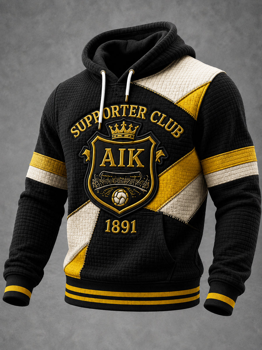 Herrarnas AIK Derby Night-sockerhoodie